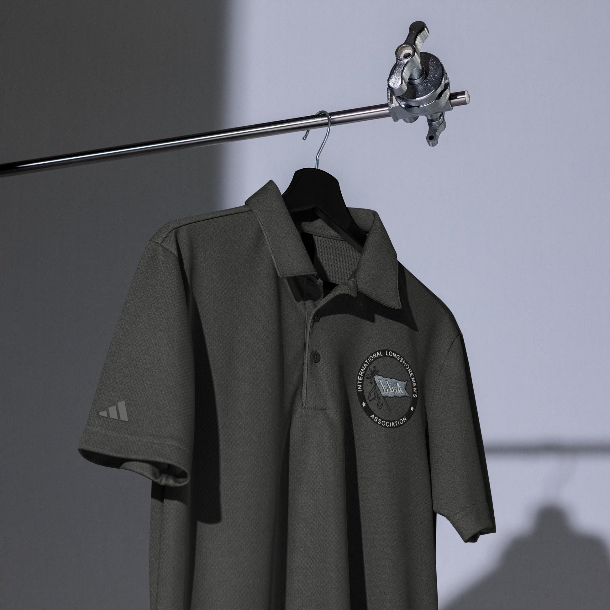 adidas space-dyed polo