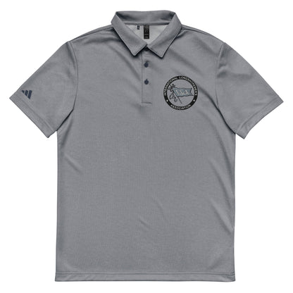 adidas space-dyed polo
