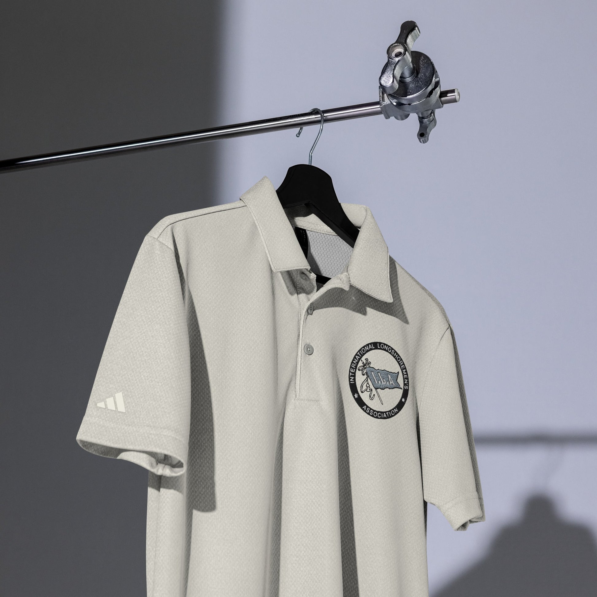 adidas space-dyed polo