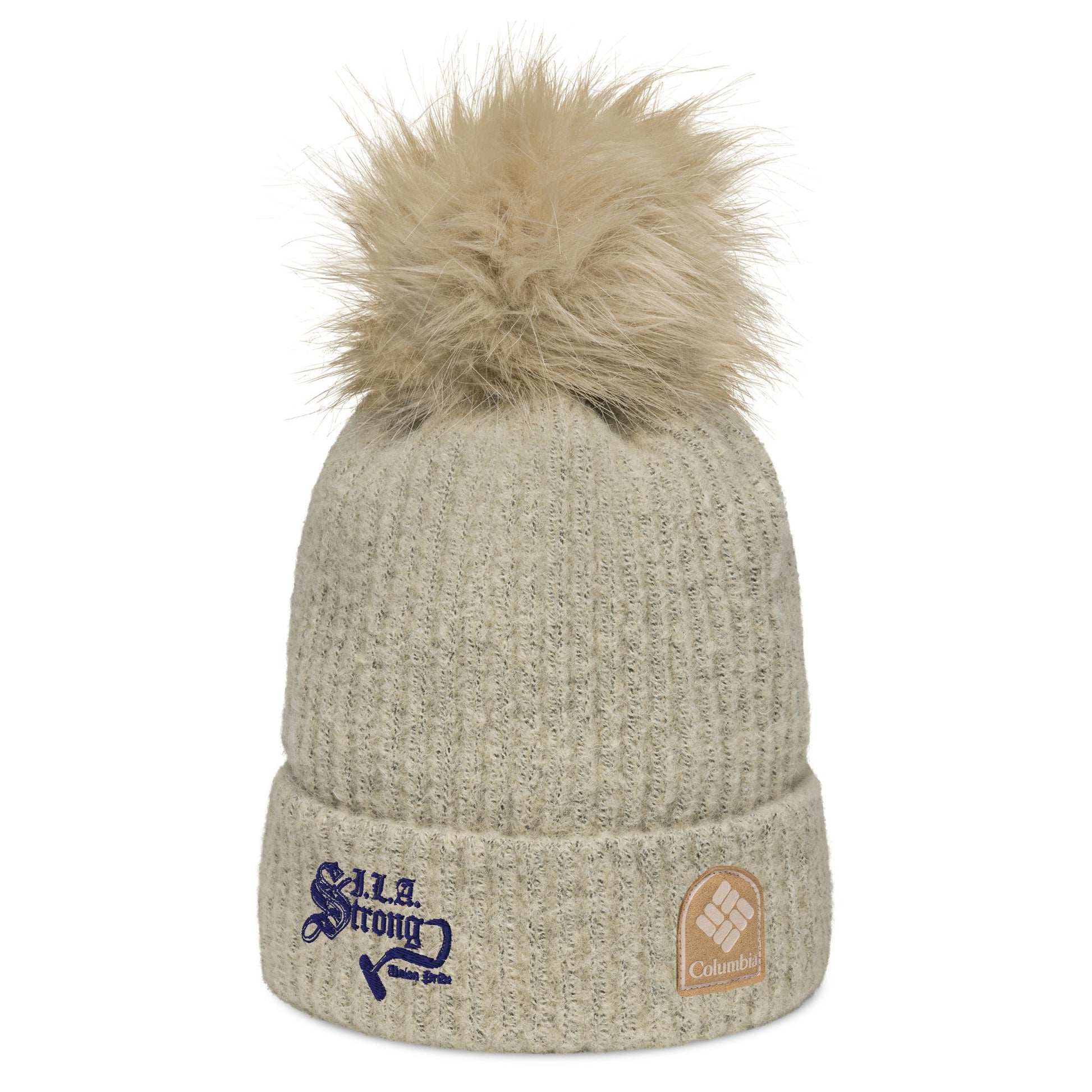 Columbia pom-pom beanie